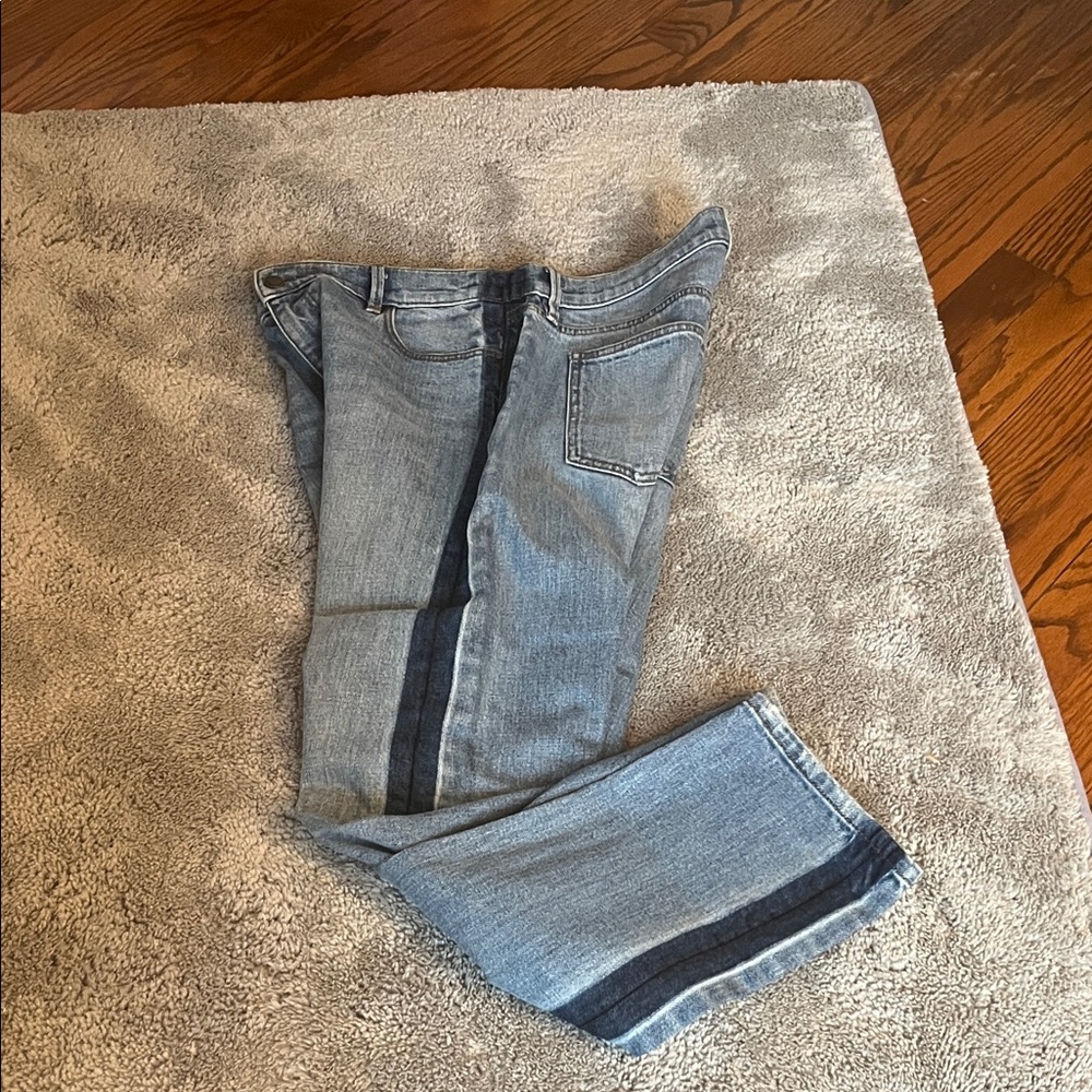 Ann Taylor Blue Jeans with Dark Stripe